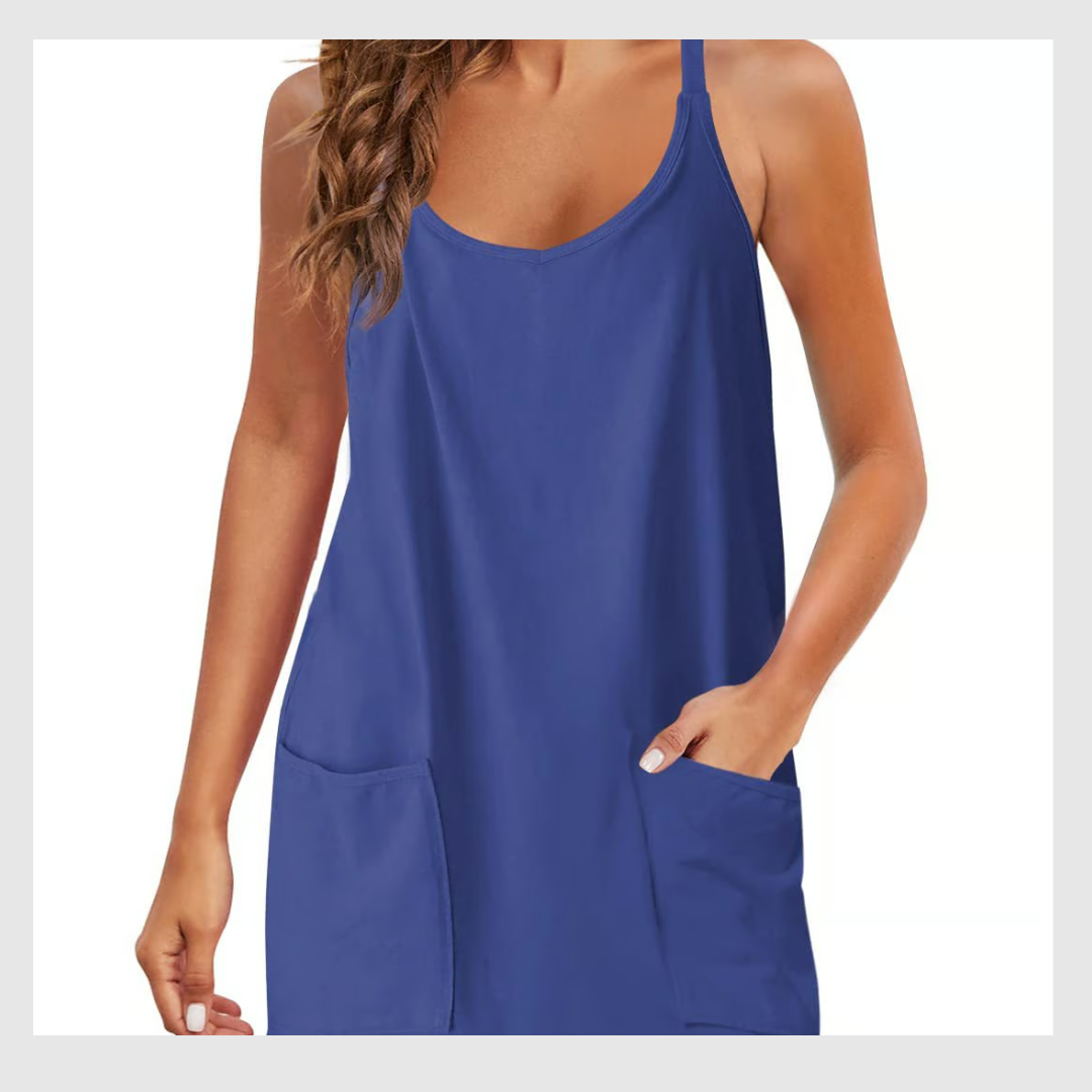 Spaghetti Strap Scoop Neck Tank and Shorts Two Piece Set 10