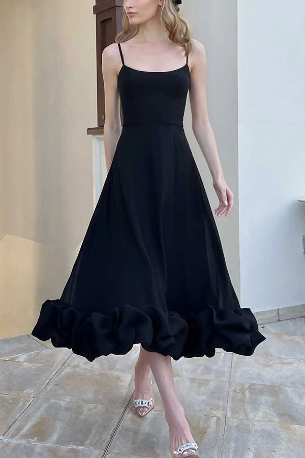 Chiffon Sweetheart Neckline Ruffled Mini Dress - View 10