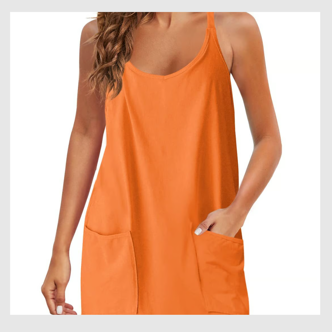 Spaghetti Strap Scoop Neck Tank and Shorts Two Piece Set 12