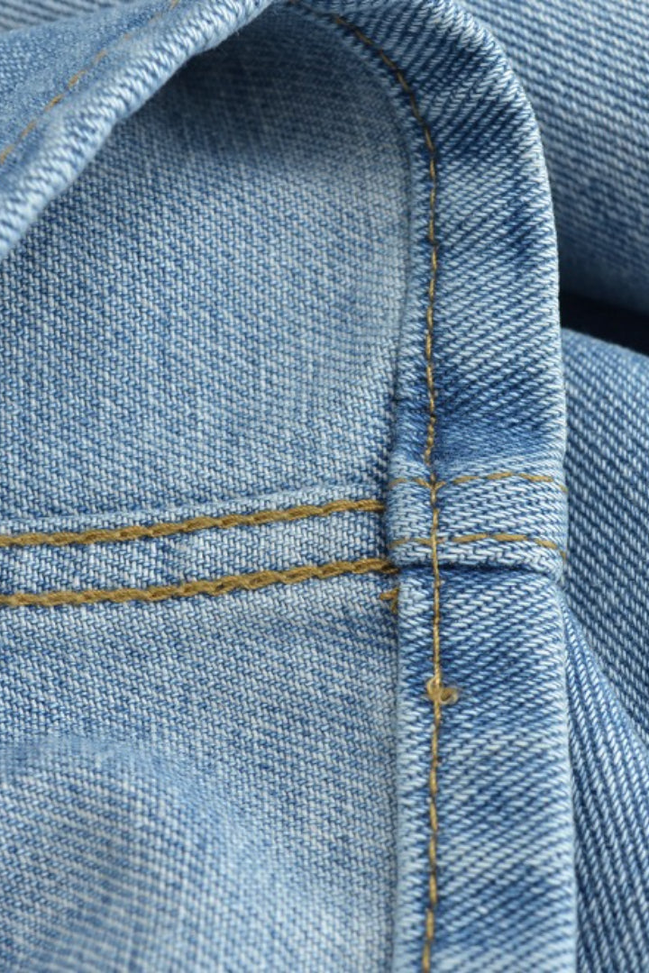 Vintage Washed Bodycon Denim Jeans
