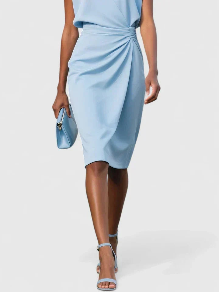 Keyhole Neck Sleeveless Ruched Bodycon Midi Dress 4
