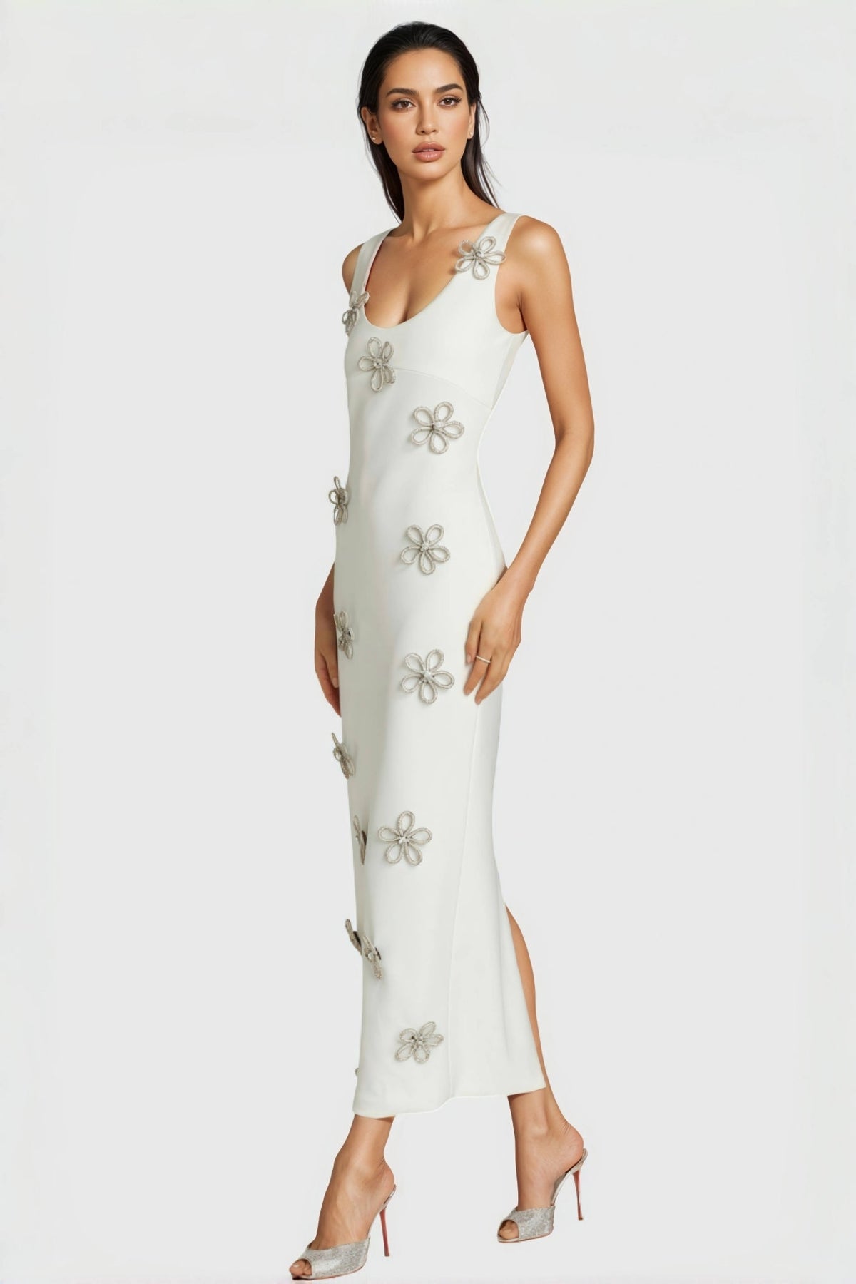 Kimb Floral Diamonds Maxi Dress - View 3