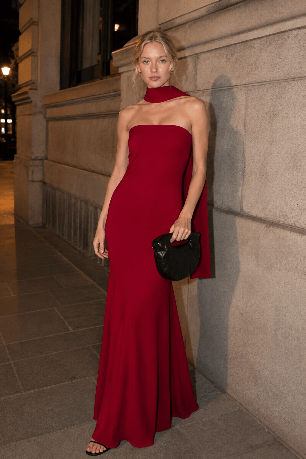 Strapless Mermaid Maxi Dress