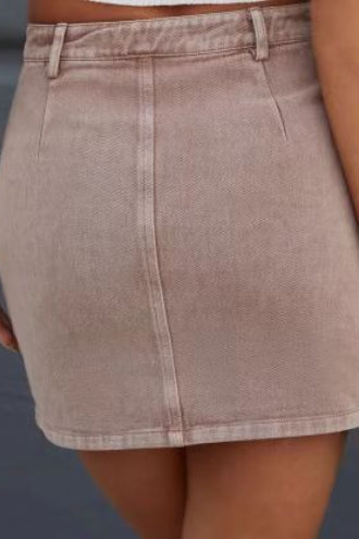 High-Waist Bodycon Denim Jeans