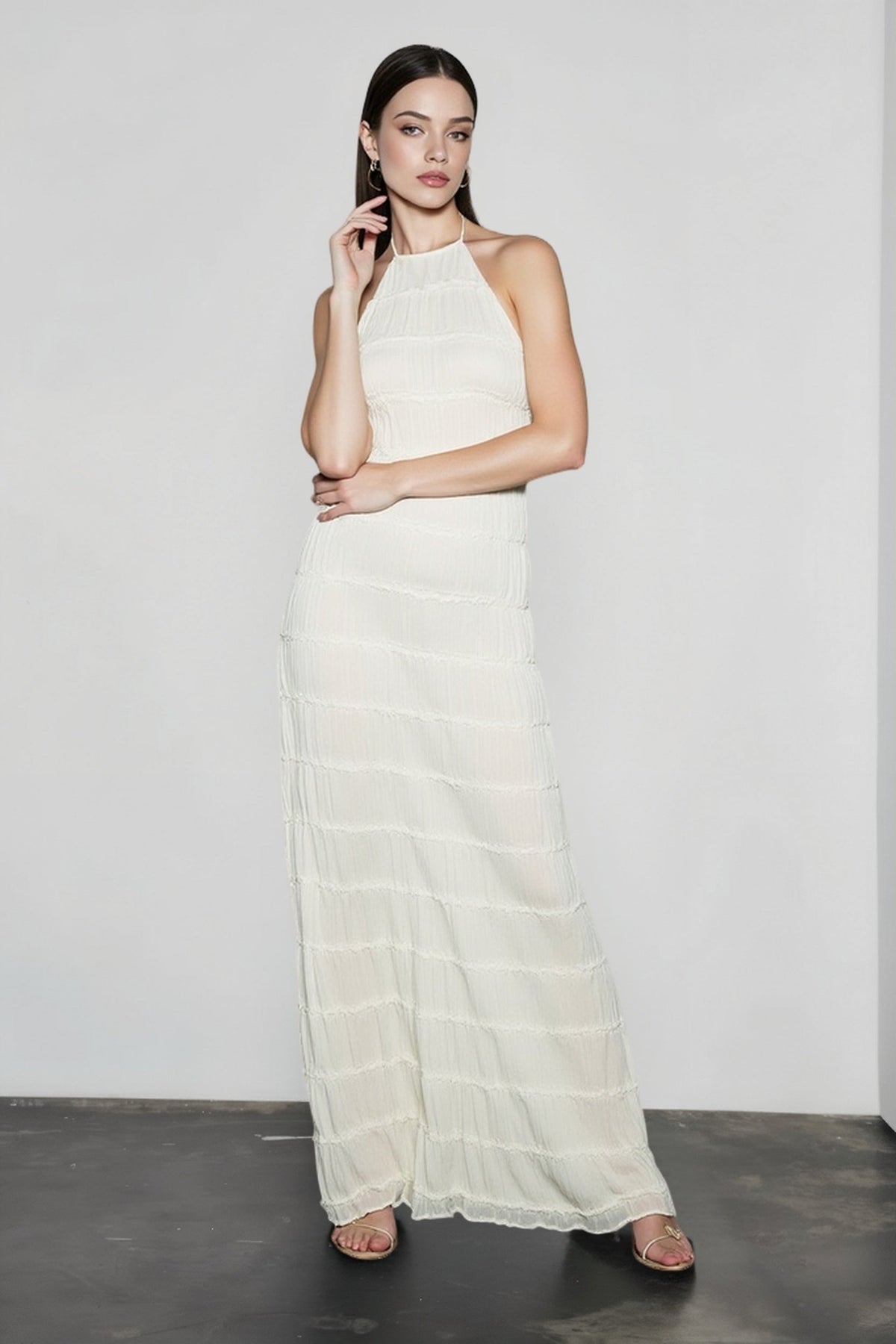 Ruched Maxi Dress