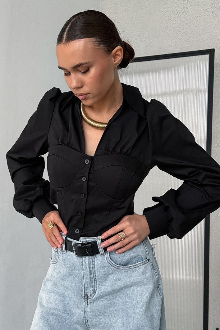 Sophisticated Poly Cotton Blouse