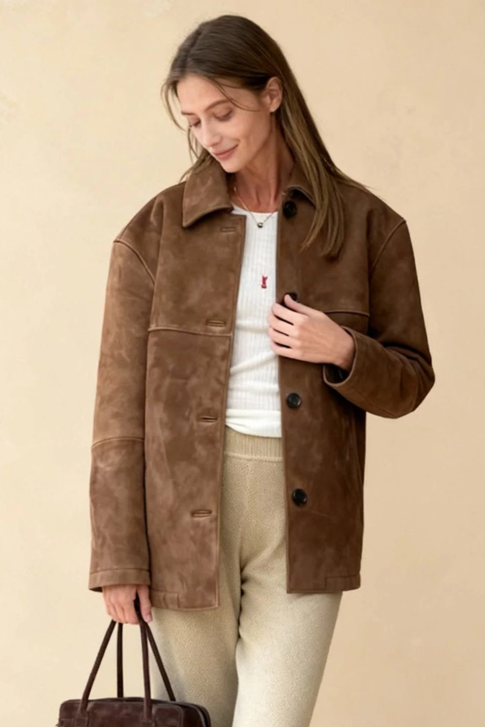Fashion Solid Stylish Elegant Long Sleeve Jacket