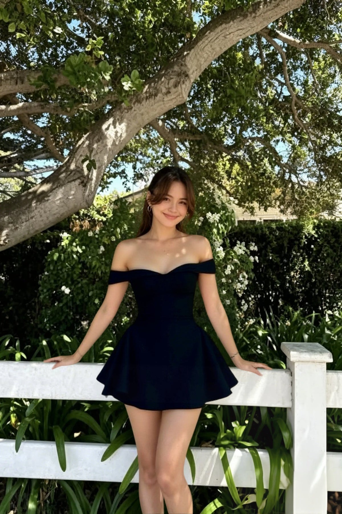 Off-the-Shoulder Mini Dress