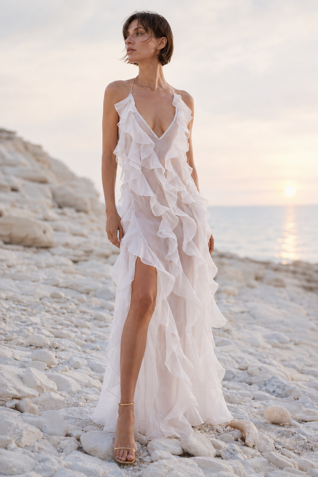 Sheer Mesh Dress