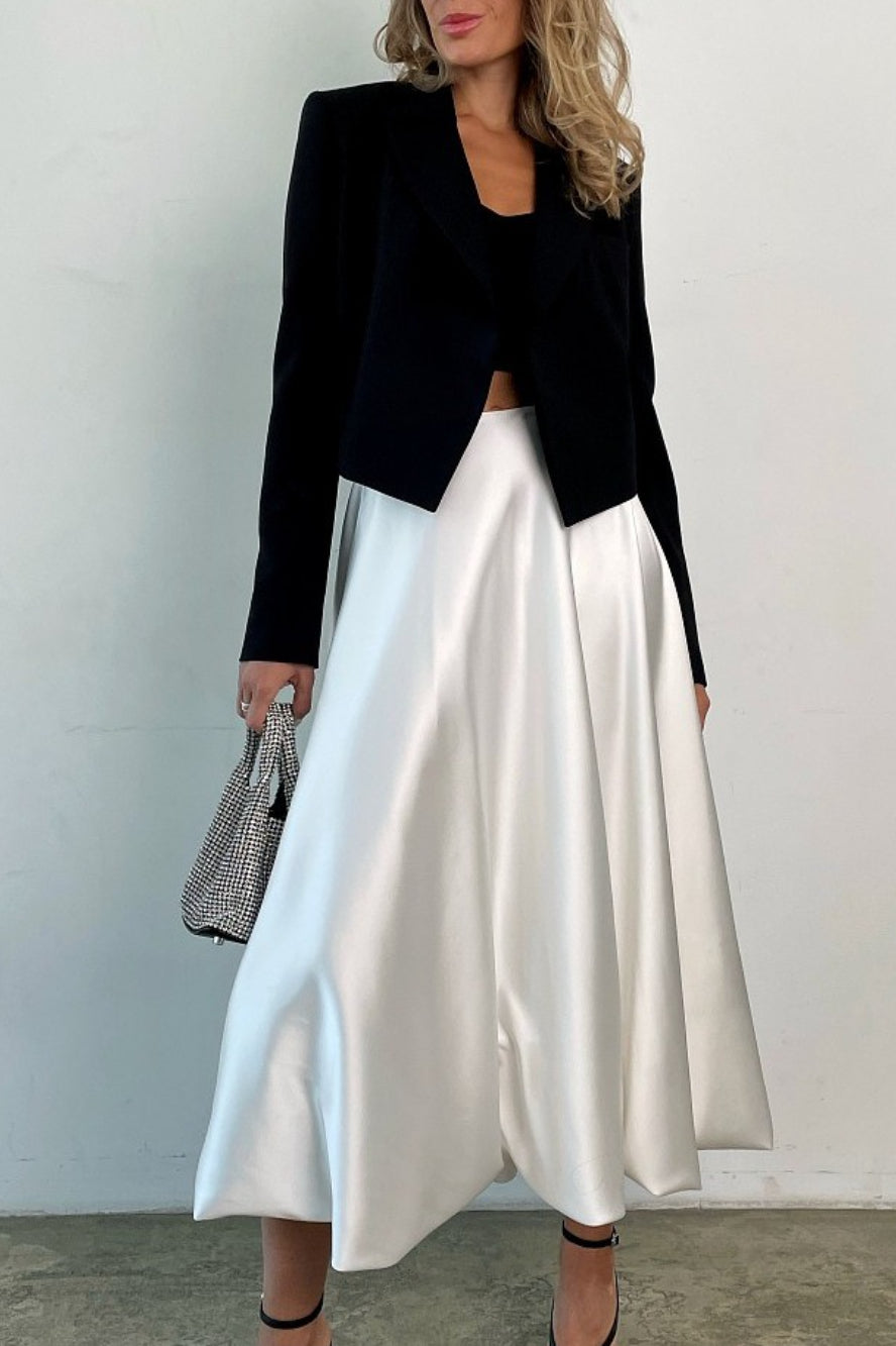 Puff Hem Cocktail Skirt