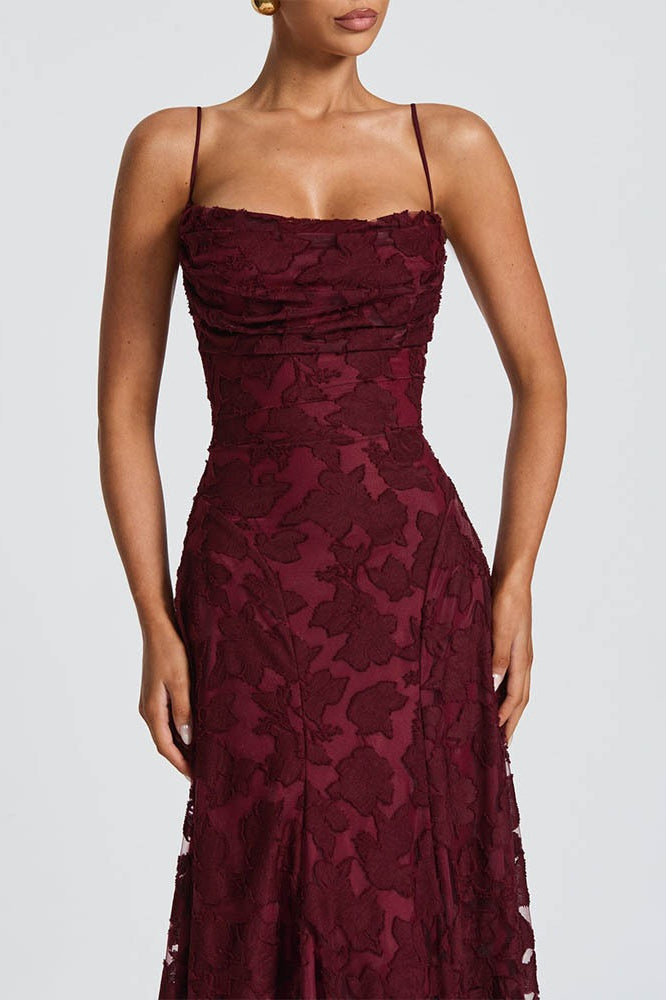 Backless Chiffon Maxi Dress - View 10