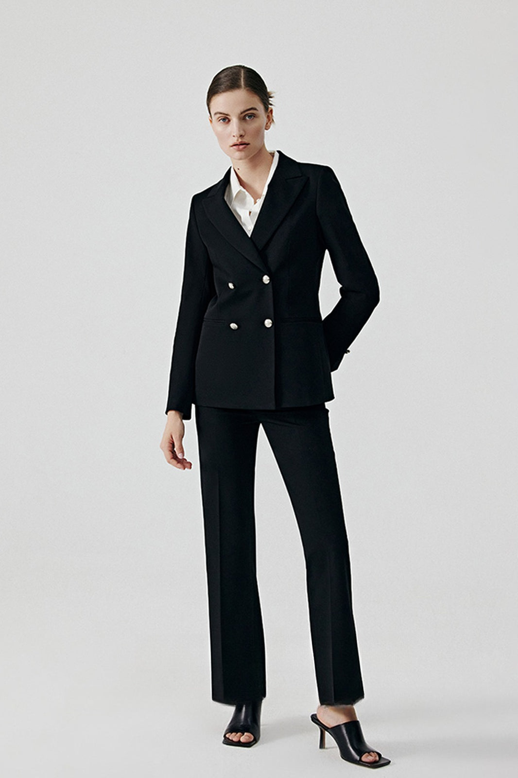 Professional Blazer Trouser Two Piece Set