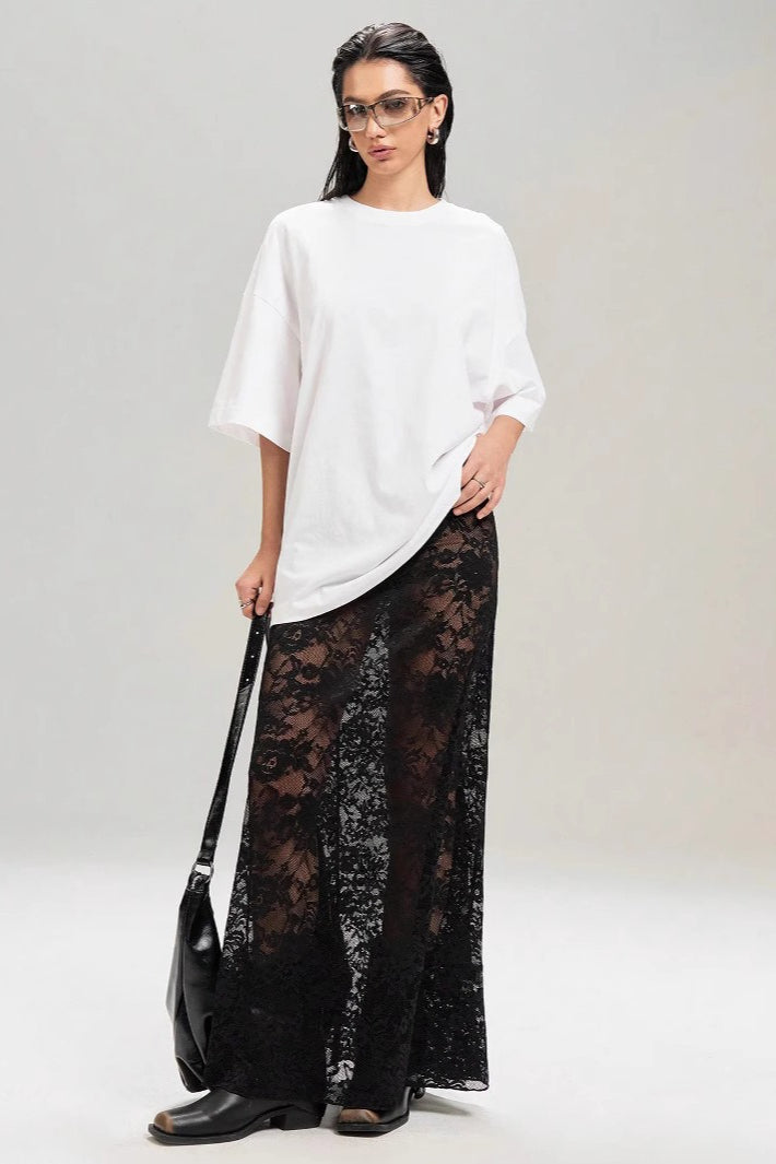 Lace Bodycon High Waist Skirt