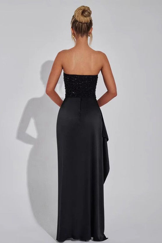 Lace Square Neck Bishop Sleeve A-Line Midi Dress - View 10