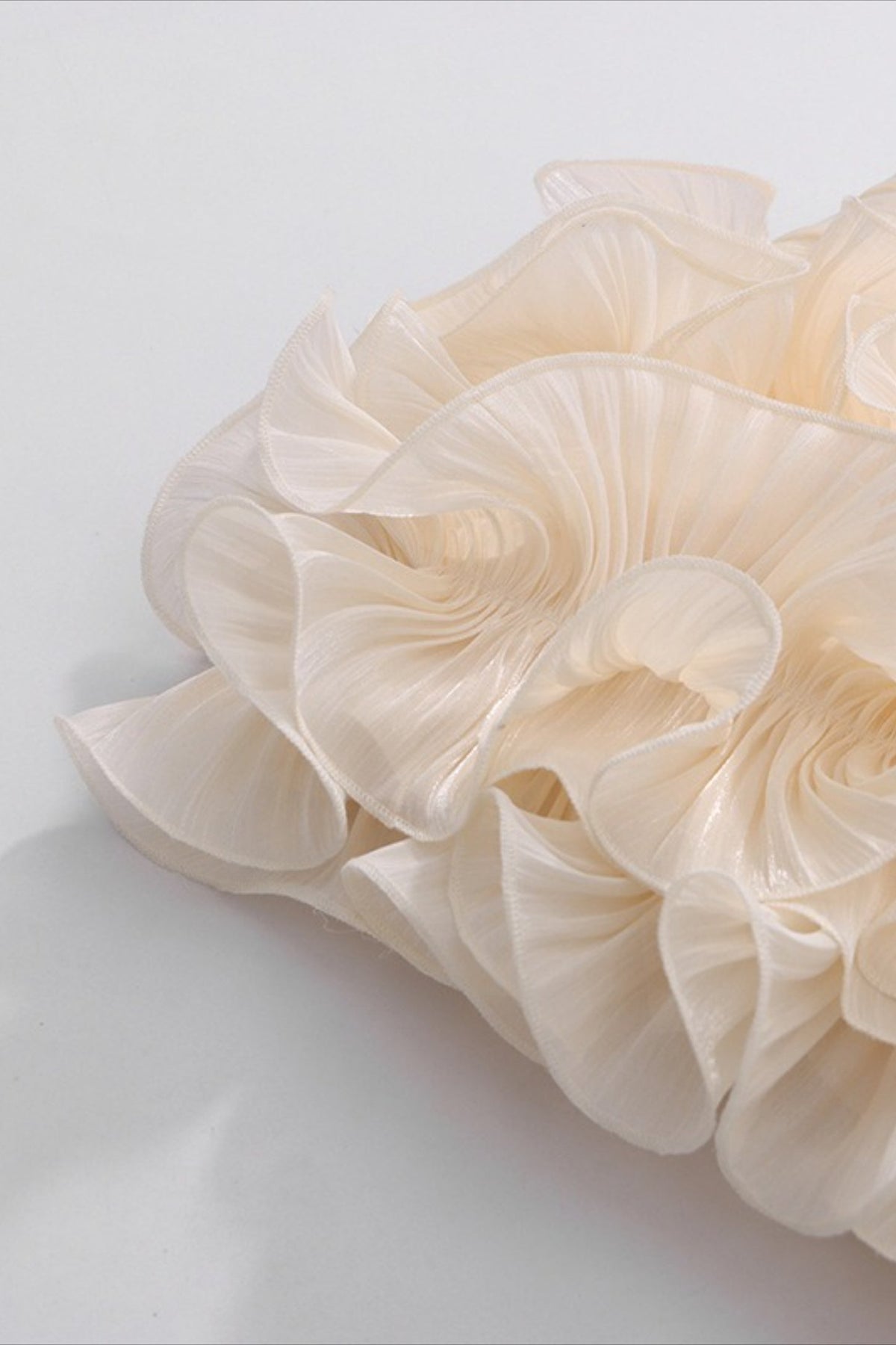 Strapless Ruched Tiered Ruffle Mini Dress - View 4
