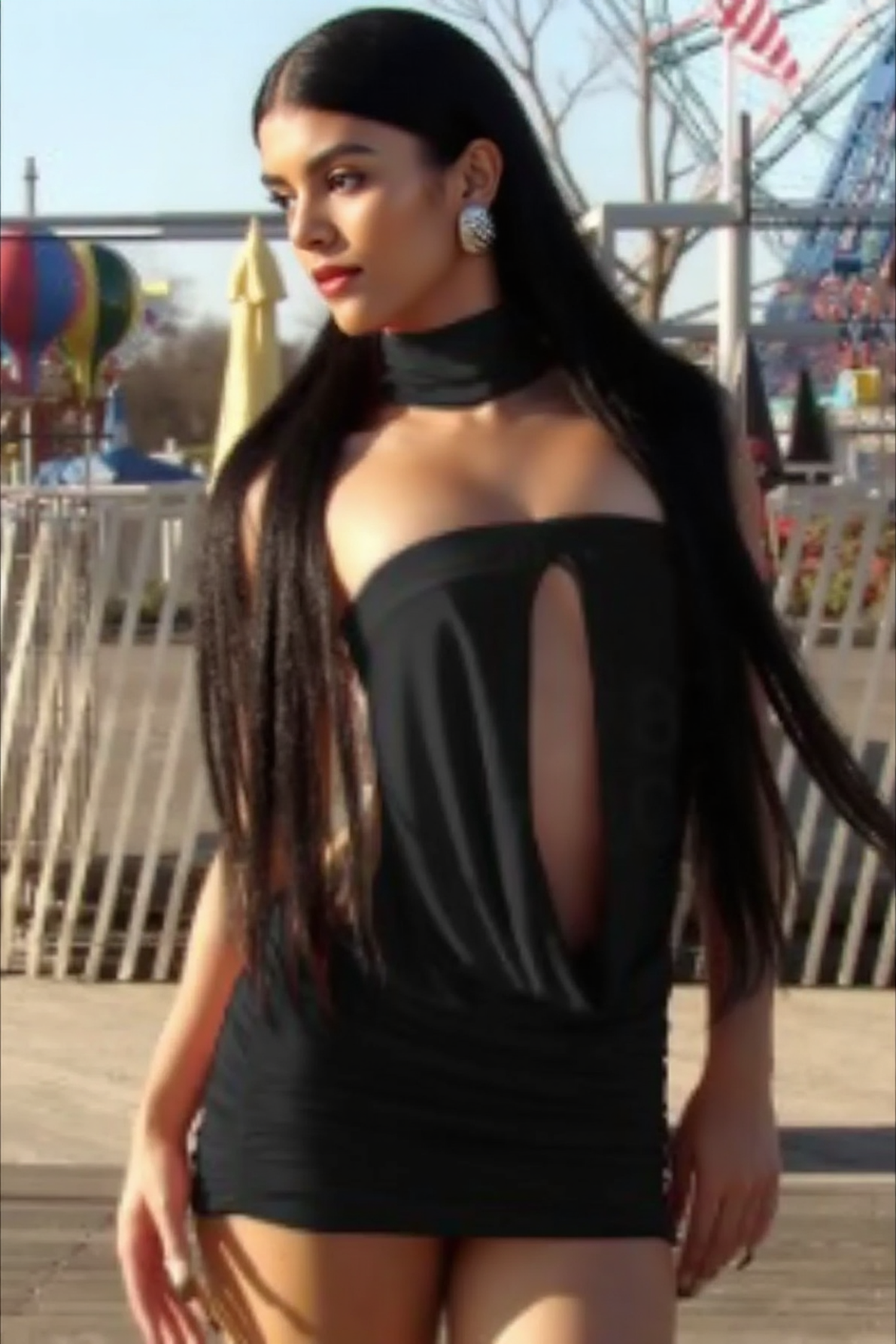 Backless Halter-Neck Bodycon Dress