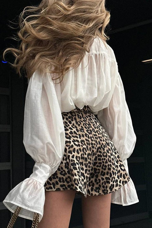 Versatile Long Sleeve Collar Blouse