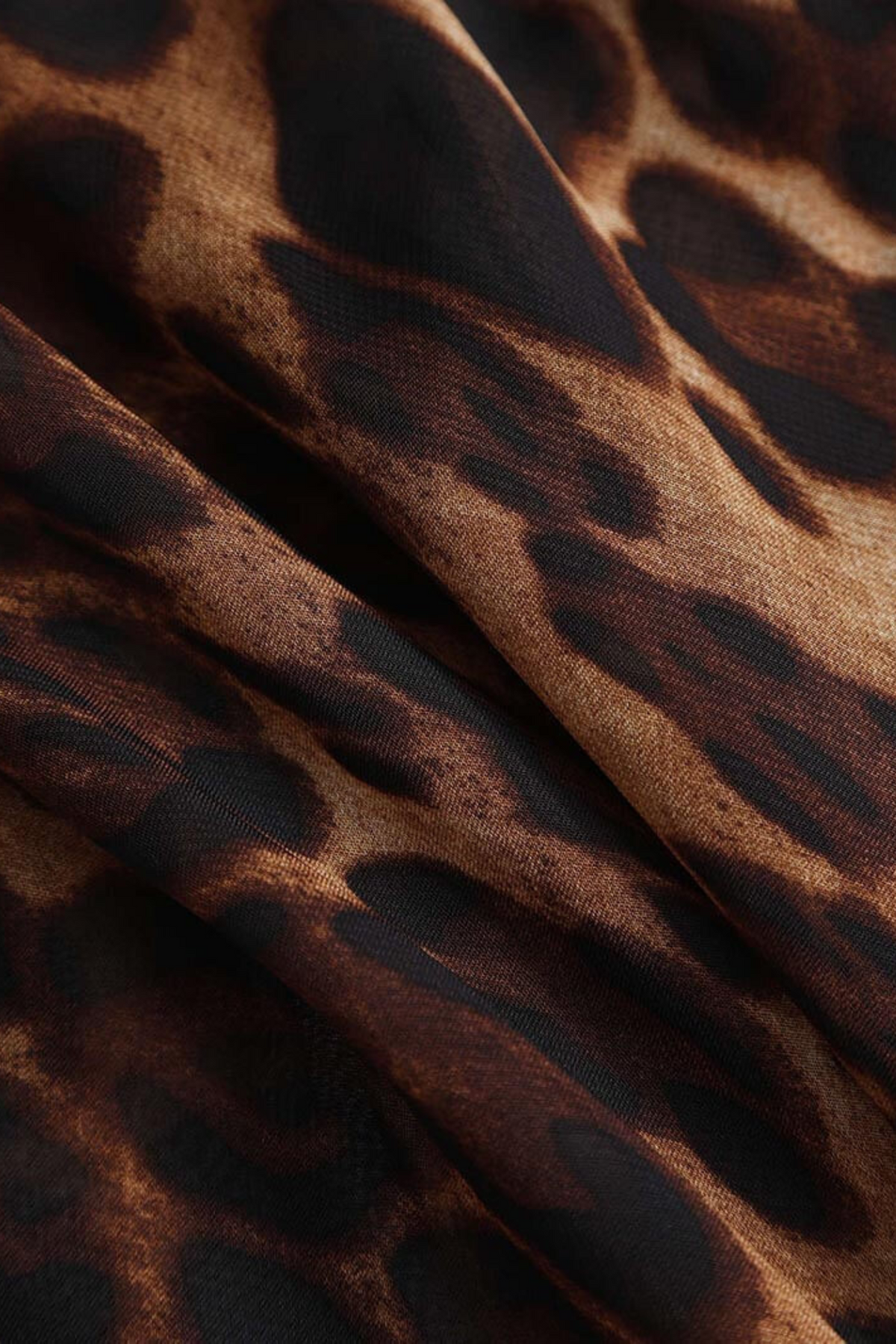 Leopard Print Spaghetti Strap Backless Slip Mermaid Hem Maxi Gown - View 4