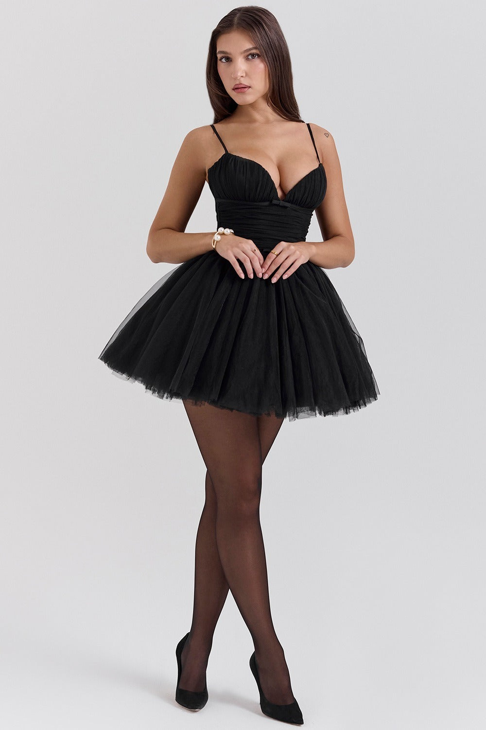 Chiffon Lace-up Backless Cocktail Dress - View 13