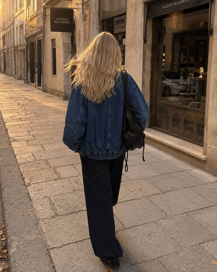 Vintage Washed Denim Jeans