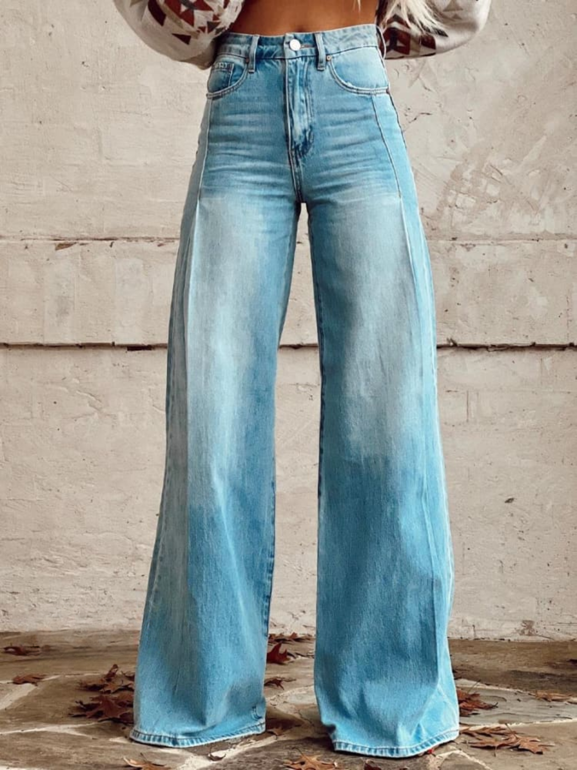 High Waist Wide Leg Baggy Jeans 3