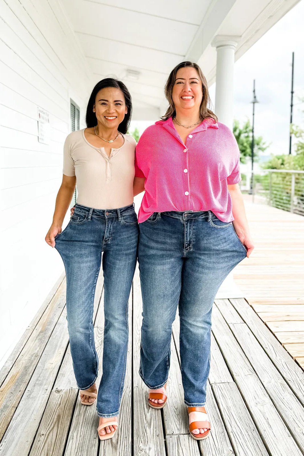 High Waist Flare Leg Stretch Denim Jeans 9