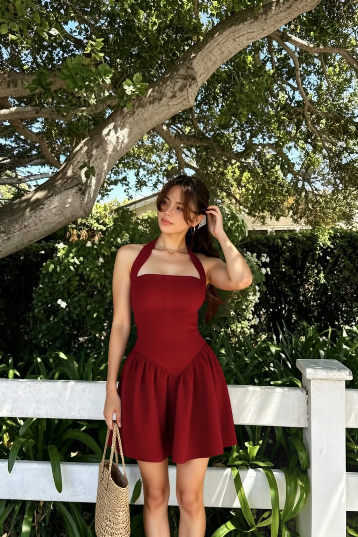 Lace V-Neck Long Sleeve Bodycon Maxi Dress - View 4