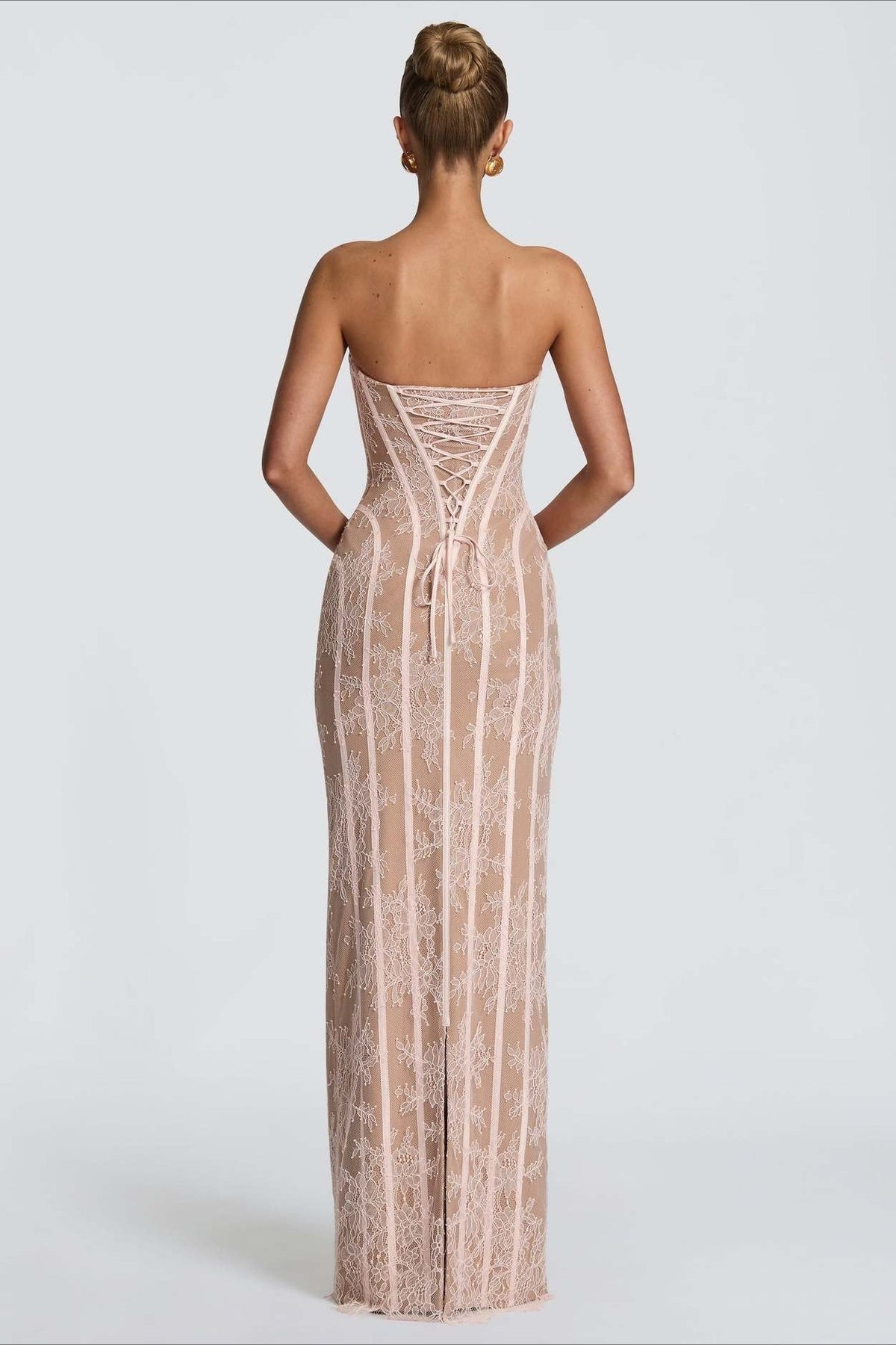 Lace Bodycon Maxi Dress