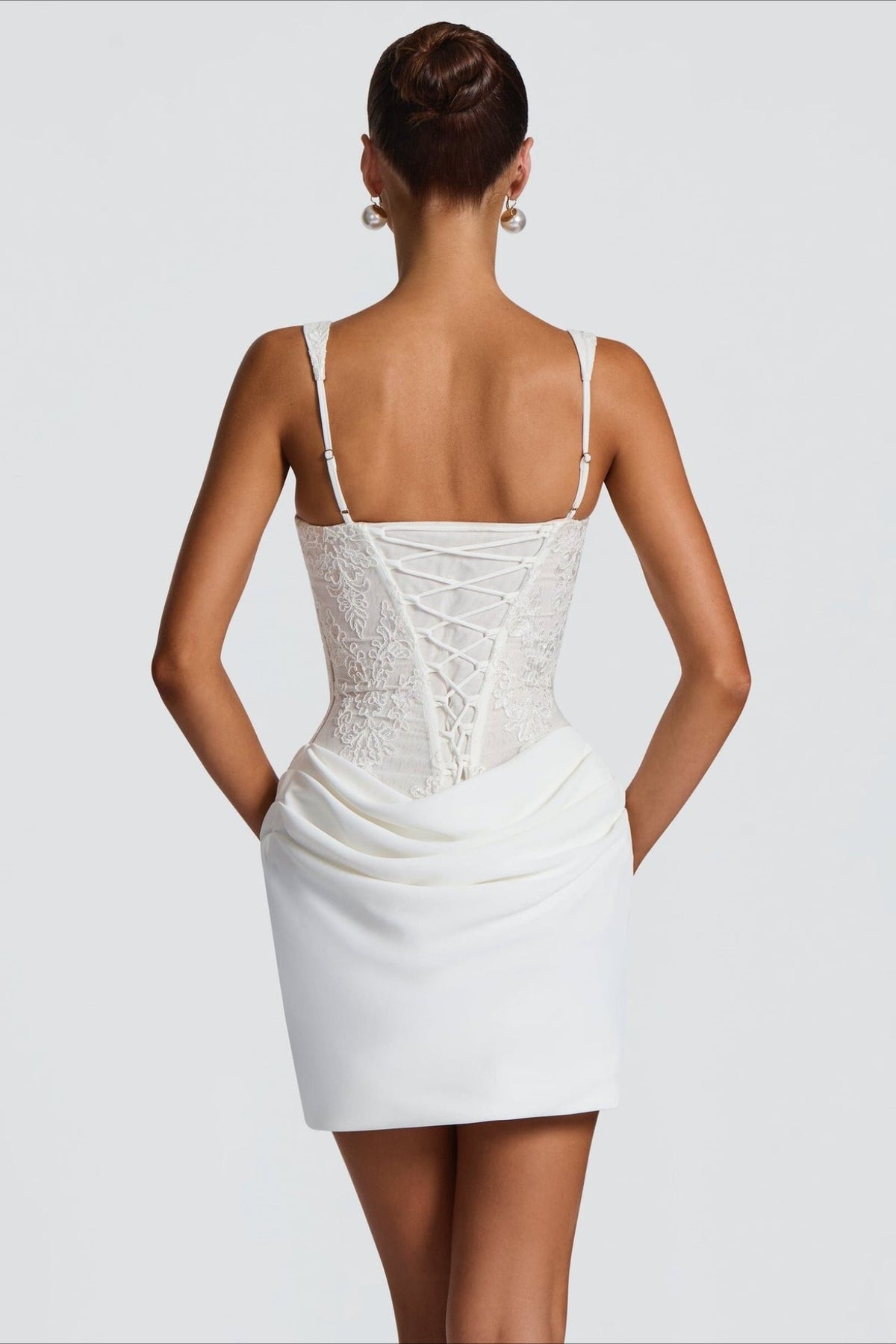 Lace Bodycon Mini Dress