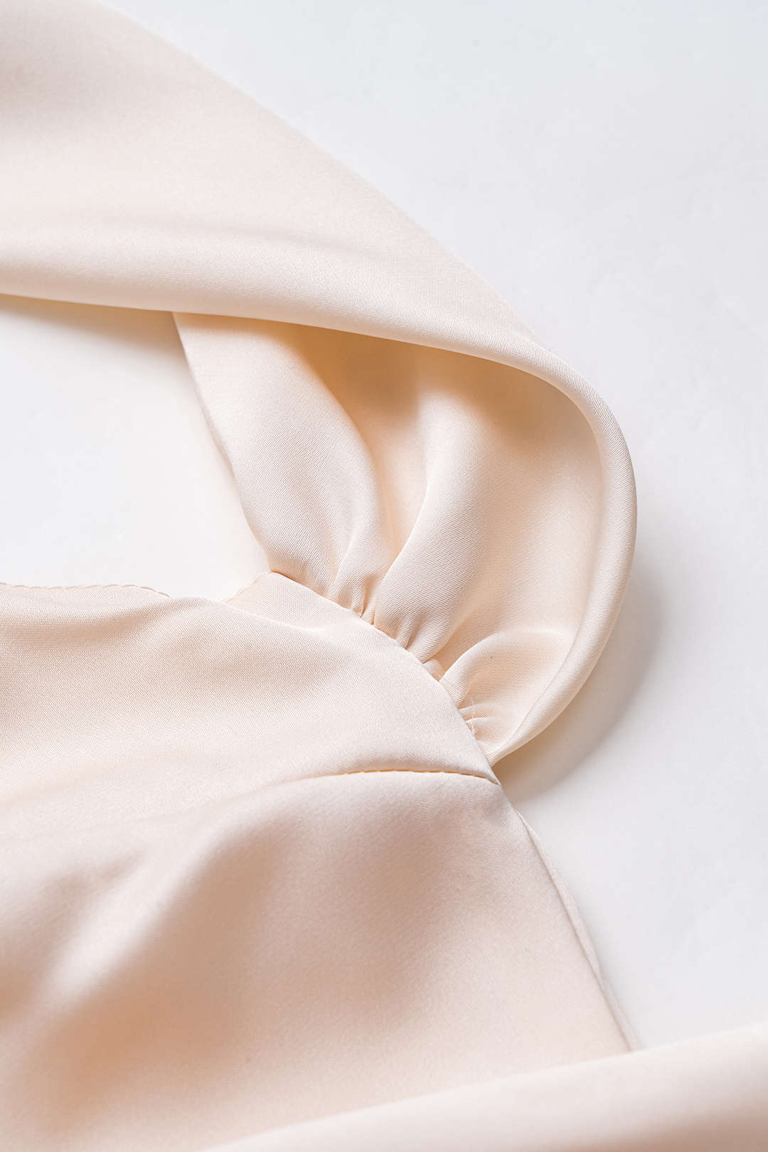 Satin Asymmetrical One Shoulder Backless Maxi Dress - View 4