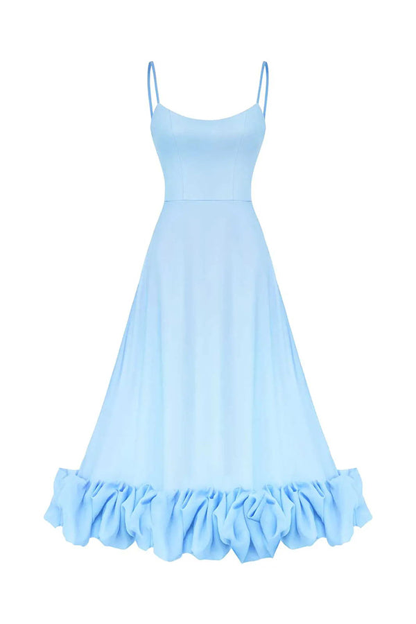 Chiffon Sweetheart Neckline Ruffled Mini Dress - View 15