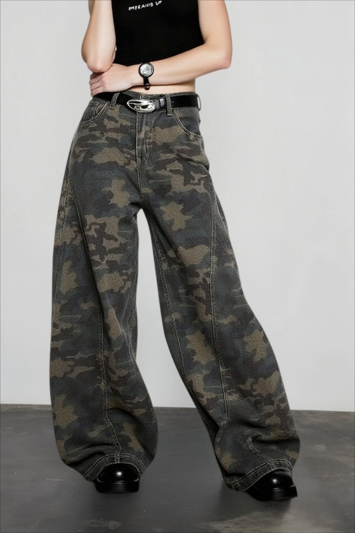 Vintage Washed Denim Jeans