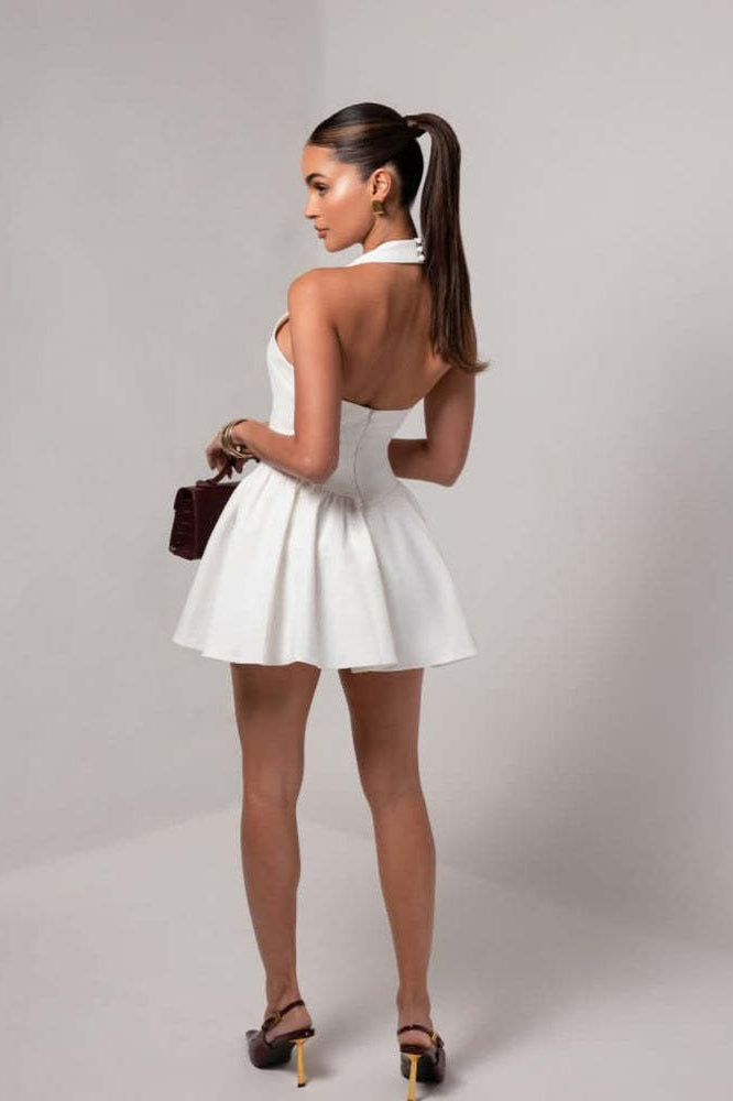 Satin Cowl Neck Long Sleeve Slip Midi Dress - View 14