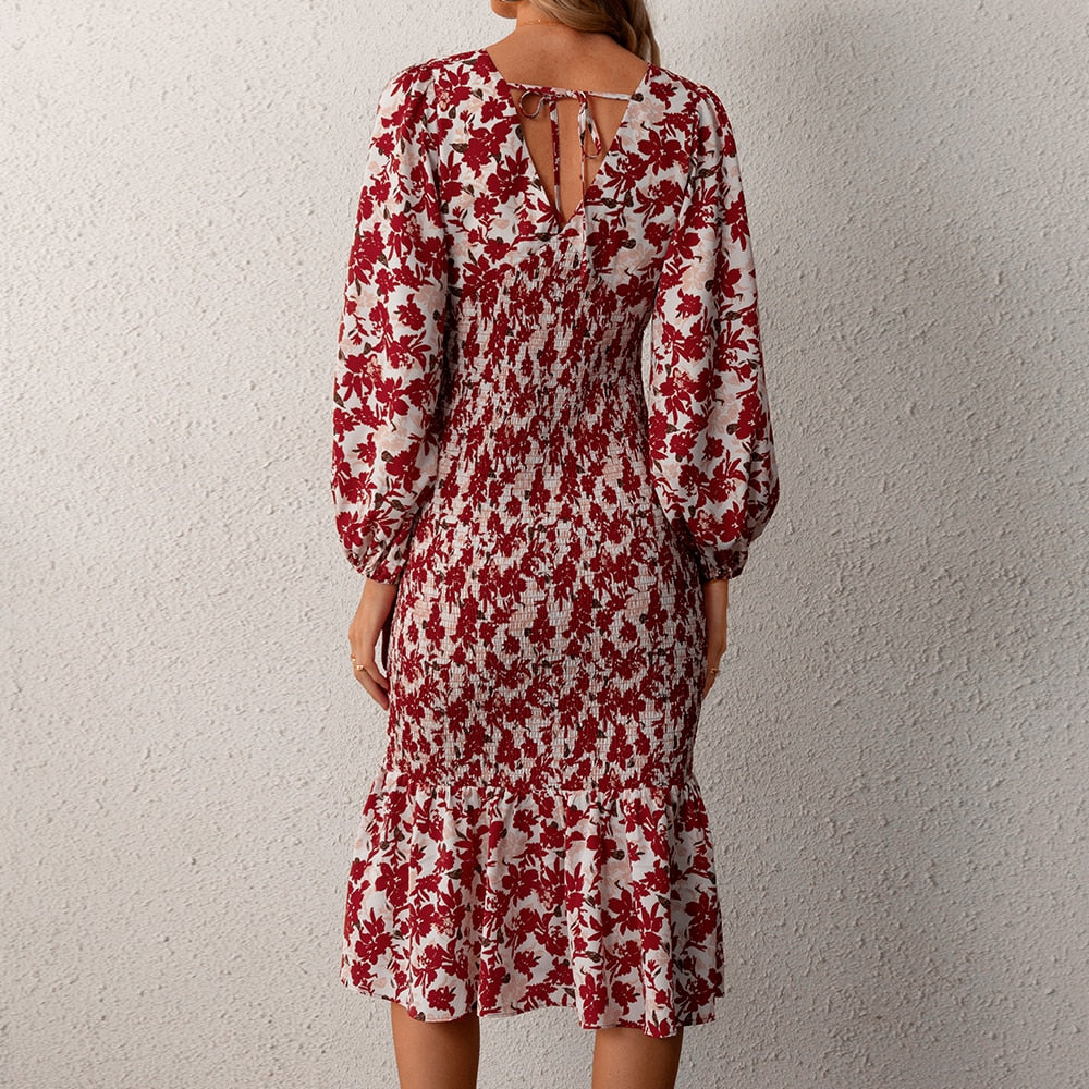 Bodycon Floral Dress