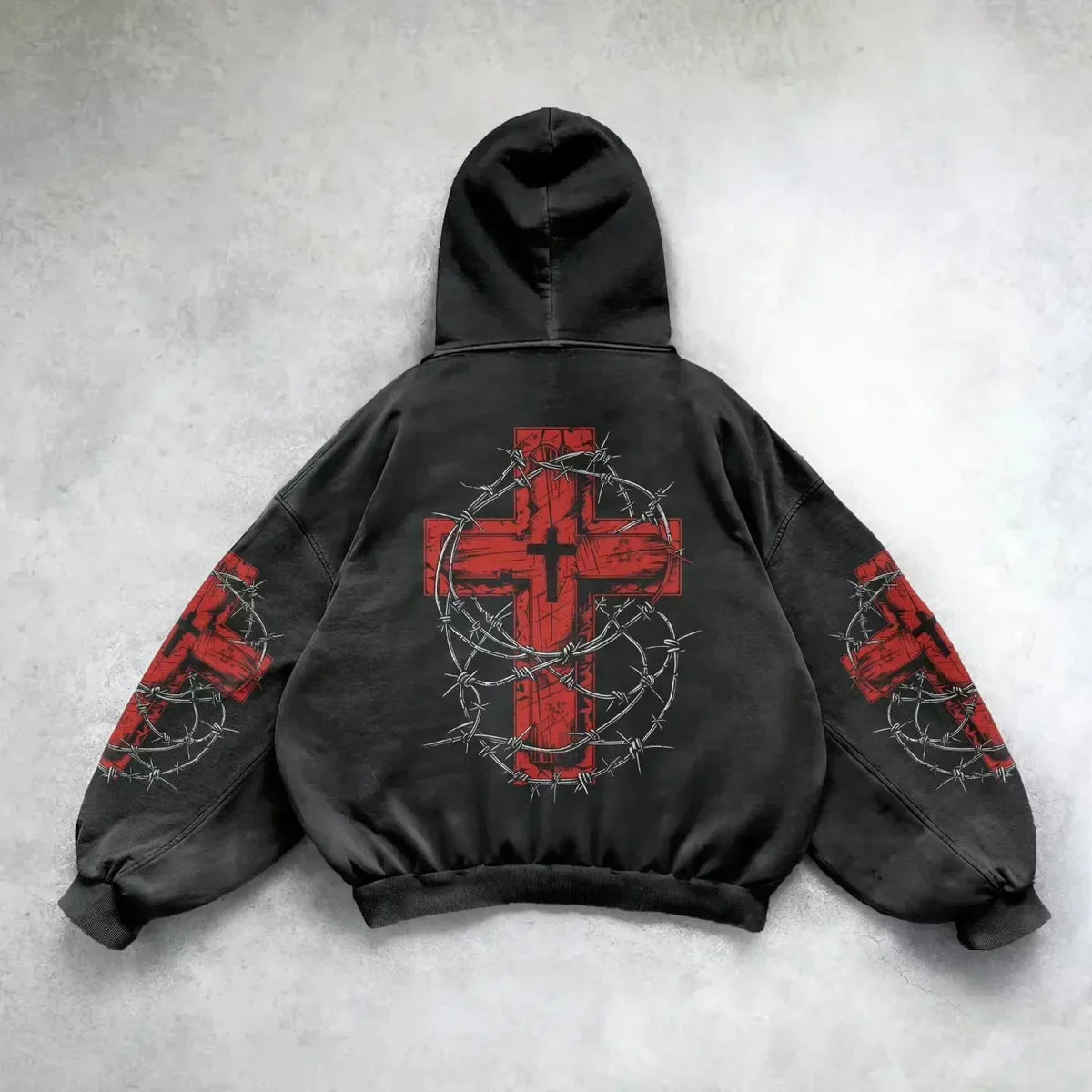 Pattern Printing Hoodie