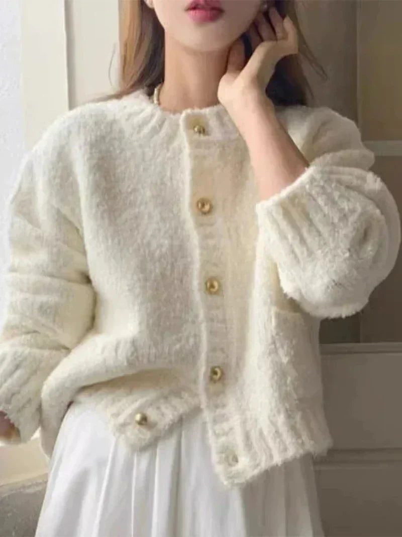 Milk White Cardigan