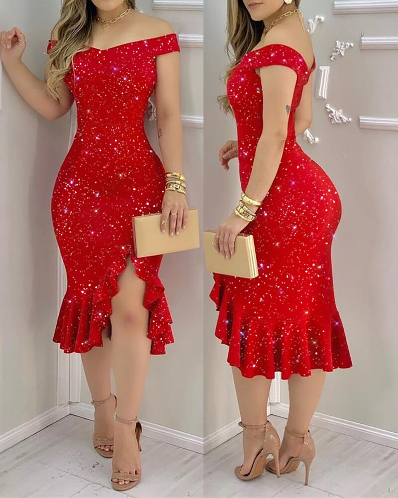 Velvet Long Sleeve Deep V-Neck Bodycon Mini Dress - View 10