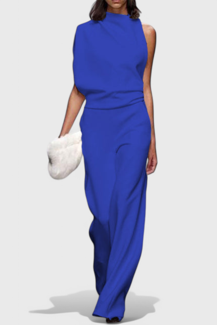 One Shoulder Wide Leg Jumpsuit 6