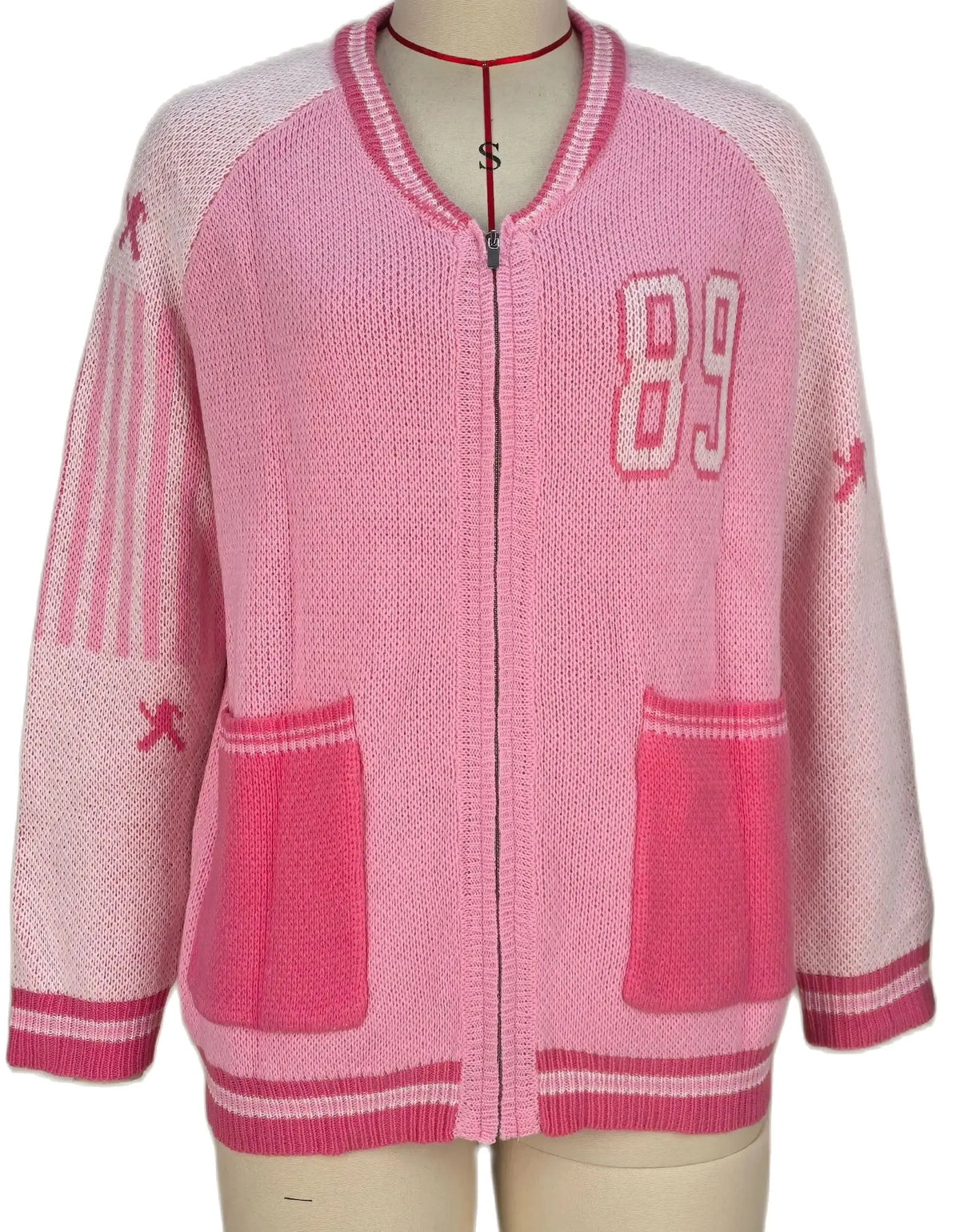 Rainbow Y2K Knit Cardigan