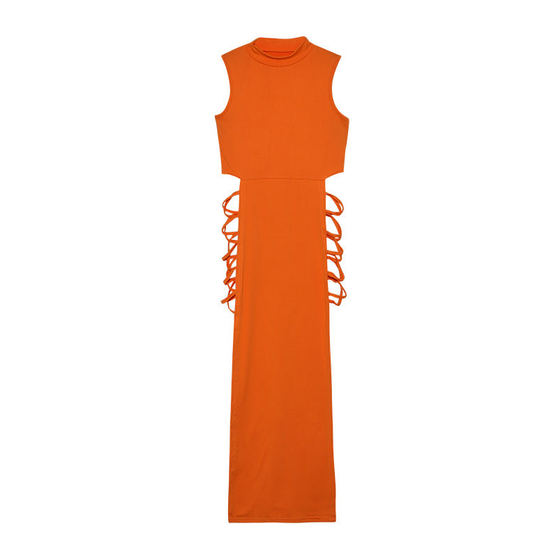 Romina Sleeveless Cut Out Maxi Dress - View 7