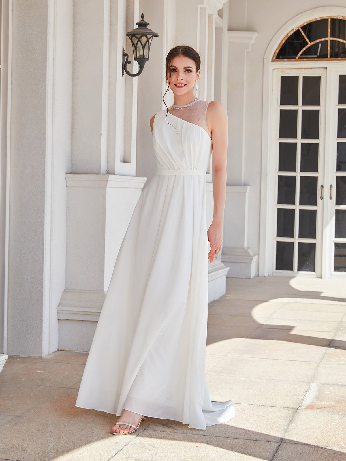 Off Shoulder Dress Slim Cocktail Maxi Dress - View 2