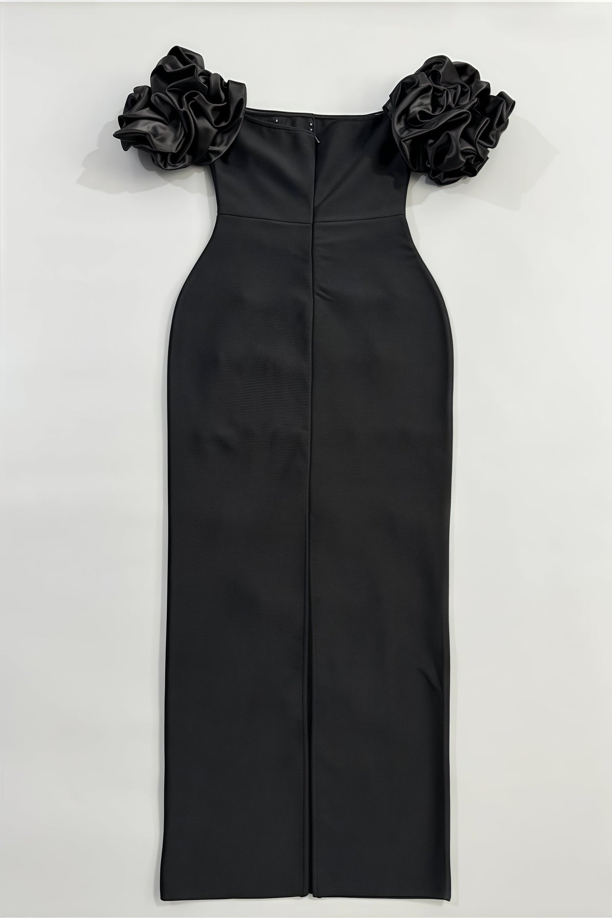 Helesa Off Shoulder Pearl Bandage Maxi Dress - View 6