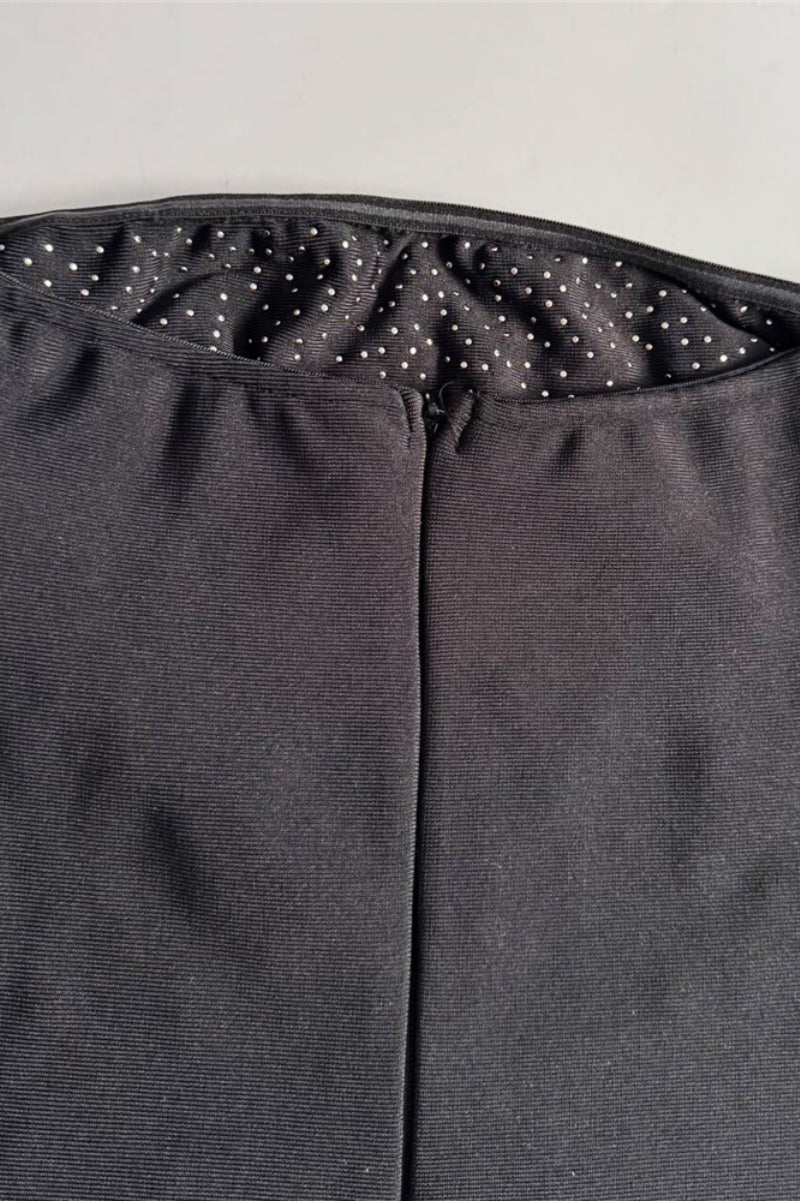 Beaded Strapless Column Sheer Cape Wrap Maxi Gown - View 7