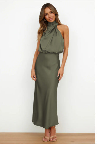 Organza Strapless Puff Sleeve Fit and Flare Midi Dress - View 13