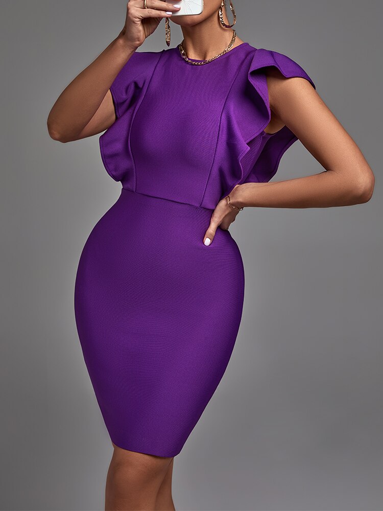 Ruffle Club Party Dress