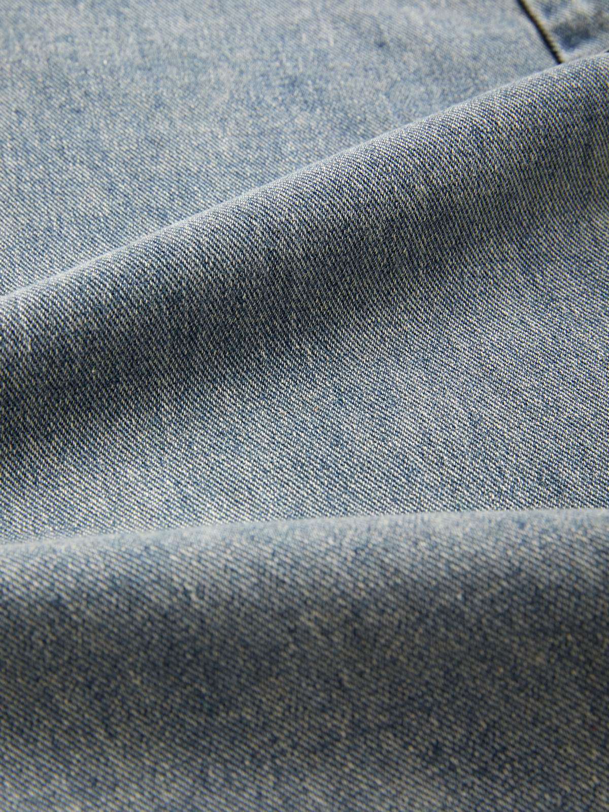 High-Waist Vintage Washed Denim Jeans