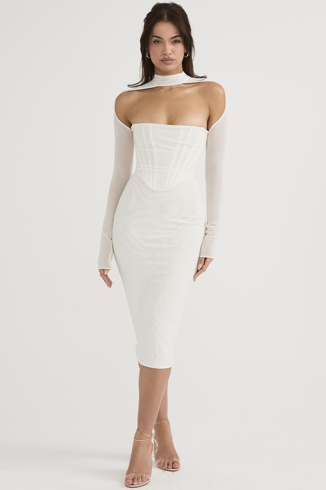 Milarose Mesh Tunic Midi Dress - View 10