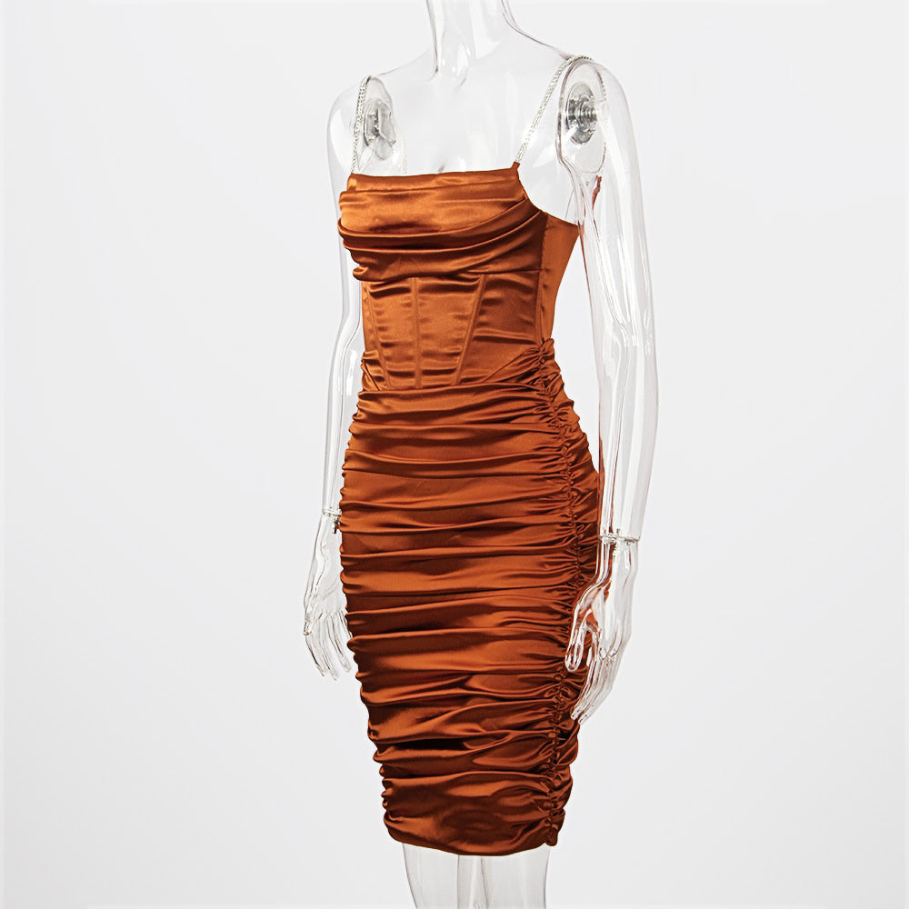 Sequin Strapless Tiered Bodycon Mini Dress - View 4