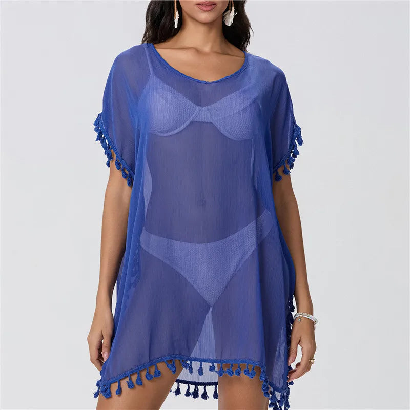 Tulle Sweetheart Neckline Tiered Maxi Dress - View 4