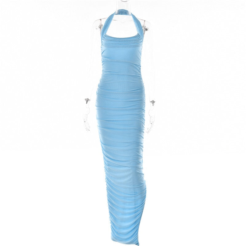 Articat Strapless Mesh Maxi Dress - View 6